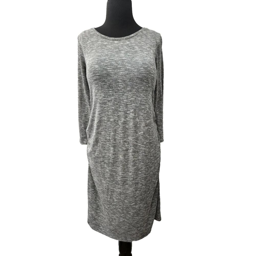 Liz Lange Maternity Grey Long Sleeve Dress XS